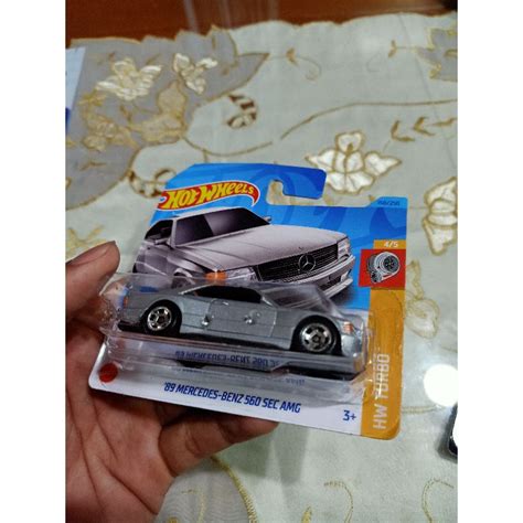 Jual Hot Wheels Mercedez Benz 560 Sec AMG Short Card Mercy Shopee Indonesia