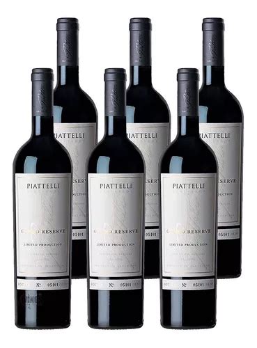 Vino Piattelli Gran Reserva Malbec Mendoza Caja X6 Unidades