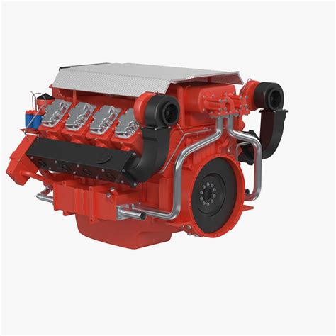 Volvo Penta Marine Engine D Model Max Obj Xsi Ma Lwo C D