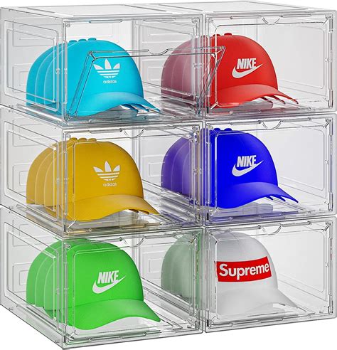 amazoncom hat organizer  baseball caps  pack clear plastic hat