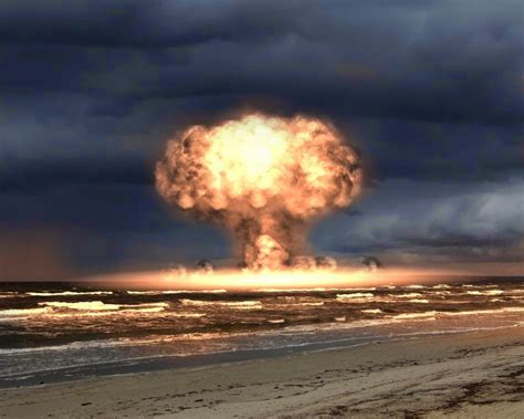 Tsar Bomba, the most powerful nuclear bomb. Among the largest nuclear ...
