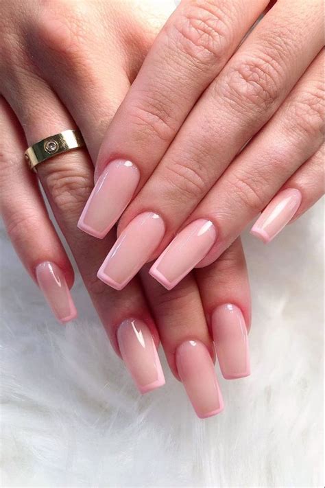 Pin By Sarah Ak On Nail Inspiration Acrylic Nails Nude Work Nails Ombre Acrylic Nails