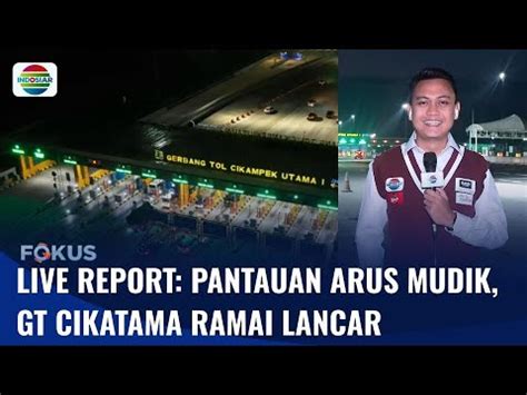 Live Report Pantauan Arus Mudik Gerbang Tol Cikampek Utama Ramai