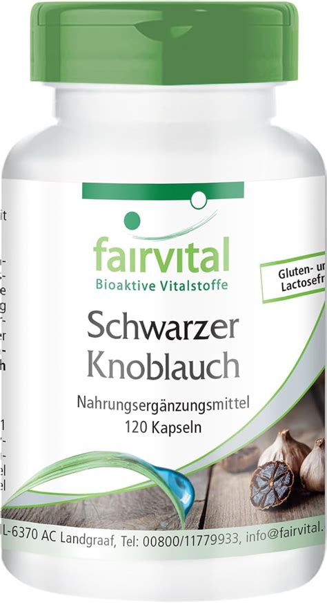 Fairvital Schwarzer Knoblauch Mg Kapseln Fach