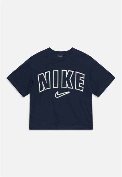 Nike Sportswear Tee T Shirt Print Obsidian Donkerblauw Zalando Nl