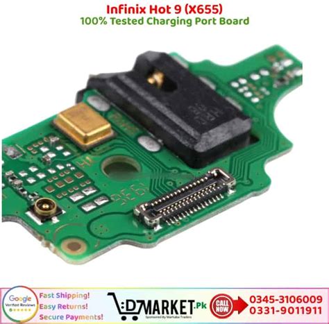 Infinix Hot 9 X655 Charging Port Price In Pakistan