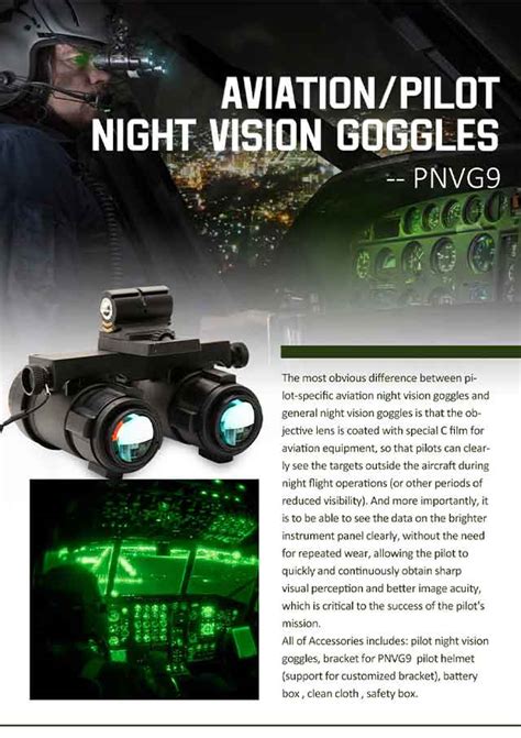 Da Pnvg9 Air Force Aviation Night Vision Goggle