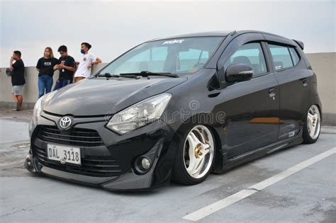 Toyota Wigo At Crazy 4 Doors In Paranaque Philippines Editorial