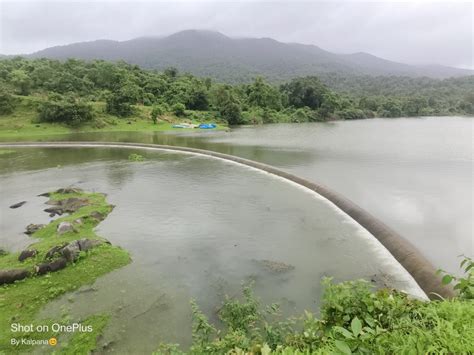 Canaconas Lifeline Chapoli Dam Full Overflows At Its Spillway