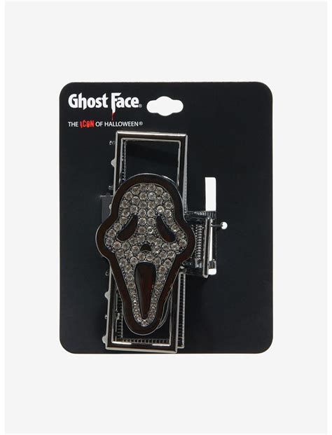 Scream Ghost Face Bling Claw Hair Clip Hot Topic Clip Art Library