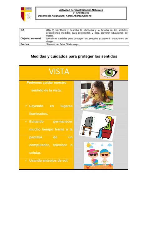 PDF Medidas Y Cuidados Para Proteger Los Sentidos DOKUMEN TIPS