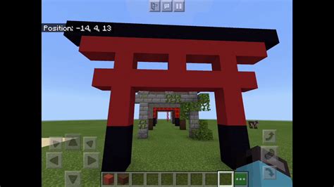 How To Make A Minecraft Torii Gate YouTube