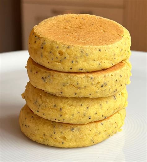 ВЕГАН ПРОТЕИНОВЫЕ НИЗКОУГЛЕВОДНЫЕ ПАНКЕЙКИ «ЛИМОН-МАК»