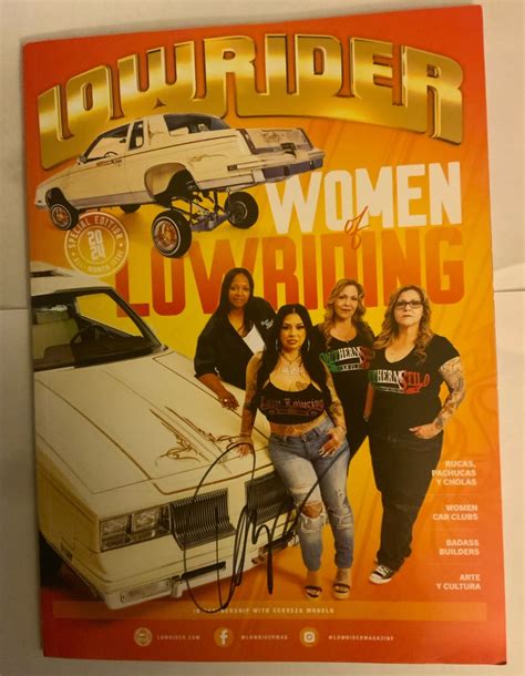 2024 Lowrider Magazine Women Of Lowriding Signed By Dazza | eBay