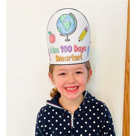 Free Printable 100 Days Of School Crown For Kids Simply Full Of Delight