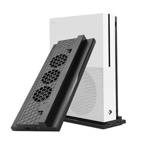 Tnp Vertical Stand With Cooling Fans For Xbox One S Gaming Console Dock Station