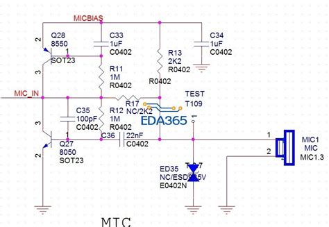 麦克风电路，求详细原理 微波eda网