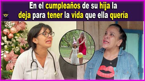 En el cumpleaños de su hija la deja para tener la vida que ella quería