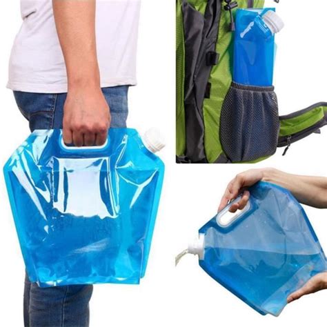 Salalis Sac Deau L Conteneur D Eau Potable Pliable L Sac De