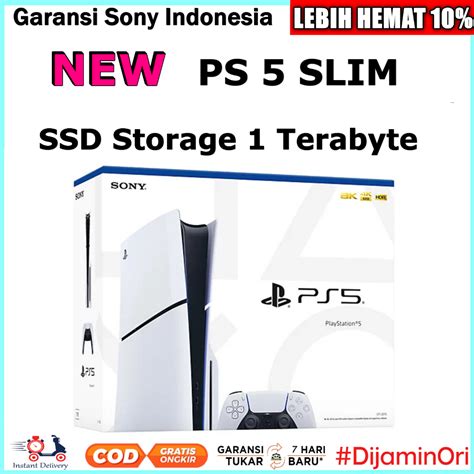 jual sony playstation ps  slim tb disk digital version console ps
