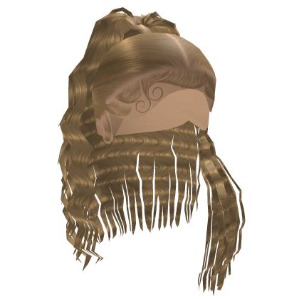 Wet Sleek Crimped Ponytail In Blonde Roblox