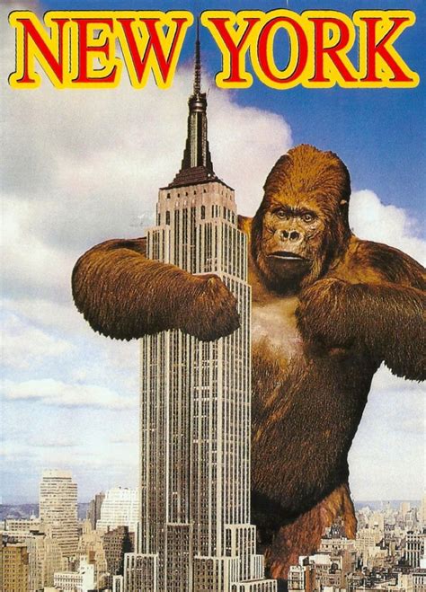 New York King Kong And The Empire State Building King Kong King