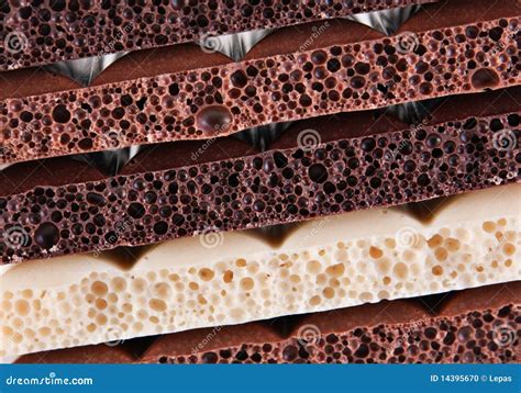 Milk Aerated Chocolate Stock Photo Image Of Chocolate 14395670