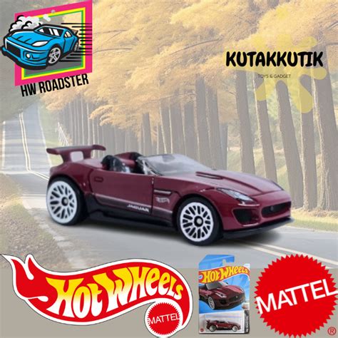 MERAH Hot Wheels Car Sedan Racing 15 Jaguar F Type Project 7 Red Lot L