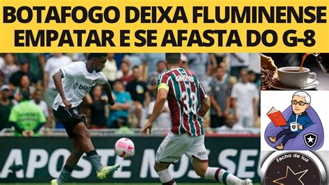 Botafogo Sofre Empate Do Flu E Se Afasta Da Liberta Youtube