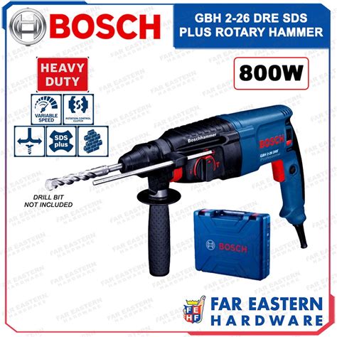 Bosch Gbh Dre Sds Plus Rotary Hammer Drill W Rbptcd Shopee