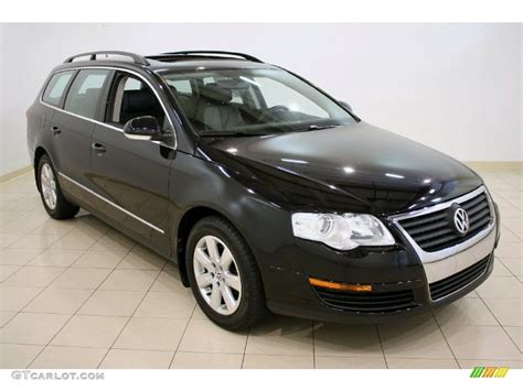 2007 Deep Black Volkswagen Passat 2 0t Wagon 36963628 Car Color Galleries