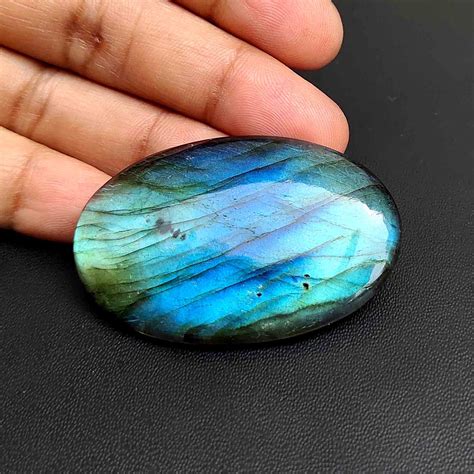 Blue Flash Labradorite Cabochon Fine Rare Blue Labradorite Etsy