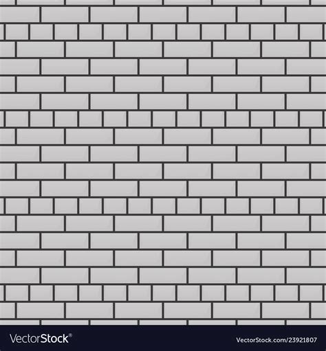 Grey brick wall background Royalty Free Vector Image