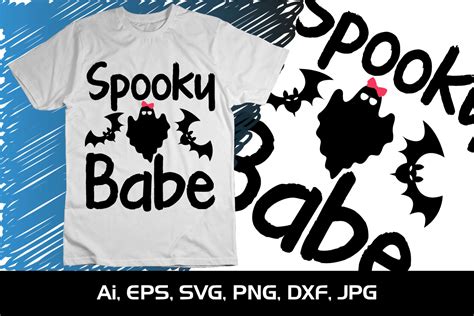 Spooky Babe Shirt Print Template Halloween Vampire Hallowen Girl Boo Buy T Shirt Designs