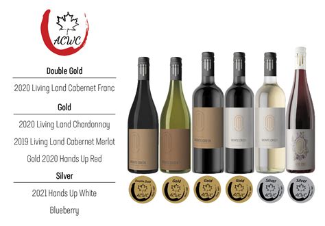 2022 All Canadian Wine Championships Results Monte Creek Winery