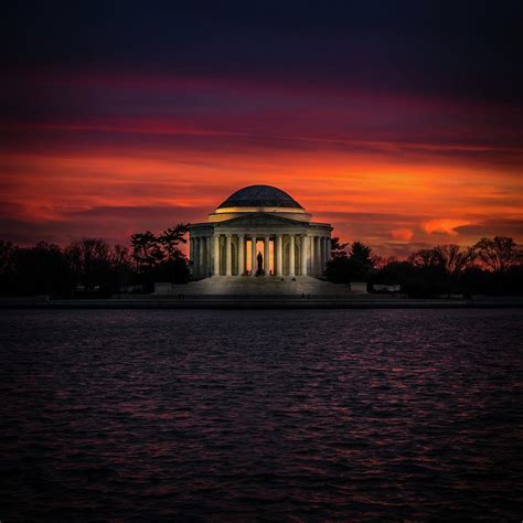 Jefferson Memorial Sunset Photograph By Dominic Morrocco Fine Art America