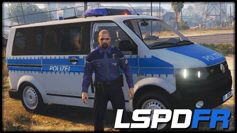 GTA 5 LSPD FR 40 GER 2K First Person Im VW T5 Deutsch Grand