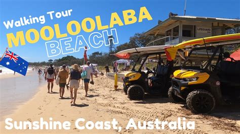 Mooloolaba Beach 4k Walking Tour Sunshine Coast Australia Youtube