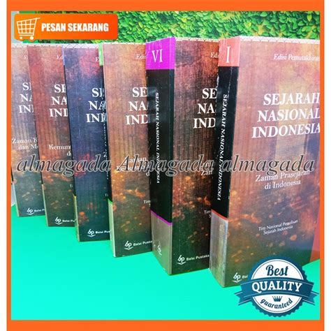 Jual Paket Sejarah Nasional Indonesia Jilid 1 6 Soft COVER Shopee