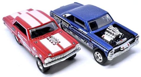 63 CHEVY NOVAのレビューAWBスタイルのドラッグスターなCHEVY II Drag Strip Demons FVN73 Hot Wheels 情報まとめ ホット