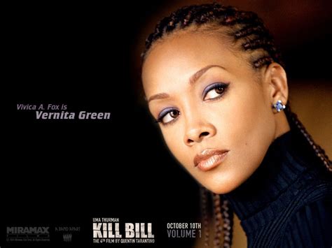 Vivica A. Fox as Vernita Green in KILL BILL. The character of Vernita ...