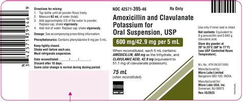 Dailymed Amoxicillin And Clavulanate Potassium Amoxicillin And