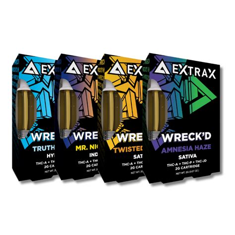 Wreck D Series Thca Thcp G Cartridges Delta Extrax