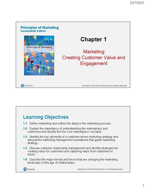 Chapter 1 Creating Customer Value And Engagement Pdf Customer