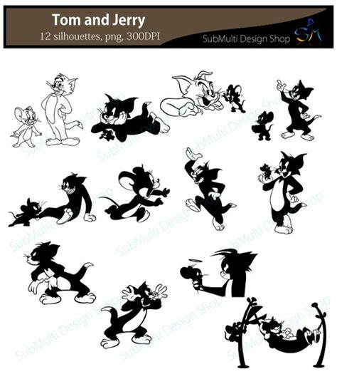 Tom And Jerry Stencil