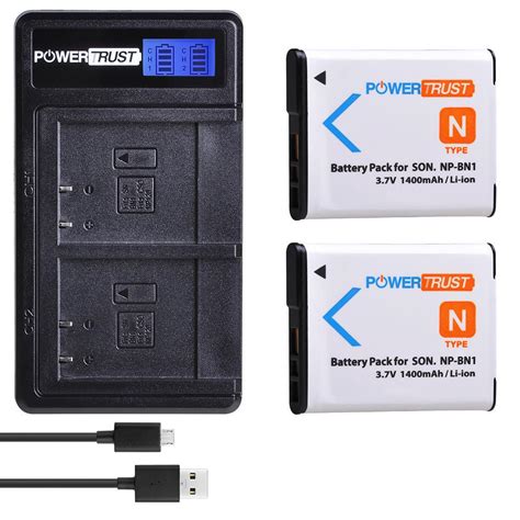 Pcs Np Bn Npbn Battery Lcd Dual Charger For Sony Cyber Shot Dsc W