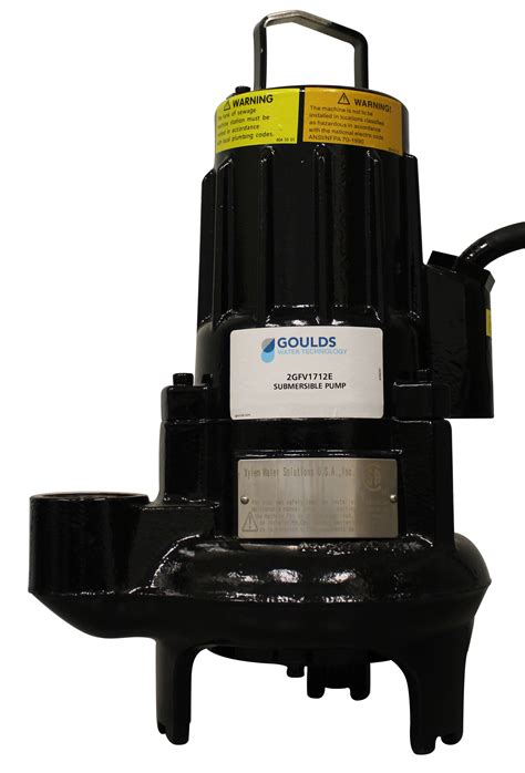 Goulds Water Technology Gfv Series Submersible Sewage Pump Xylem Us