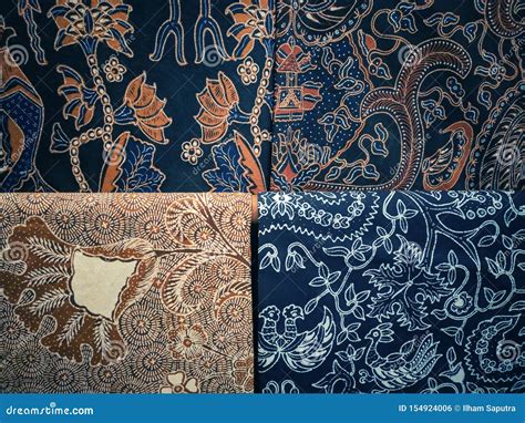 Traditional Batik Fabric Batik Yogyakarta Stock Photo Image Of