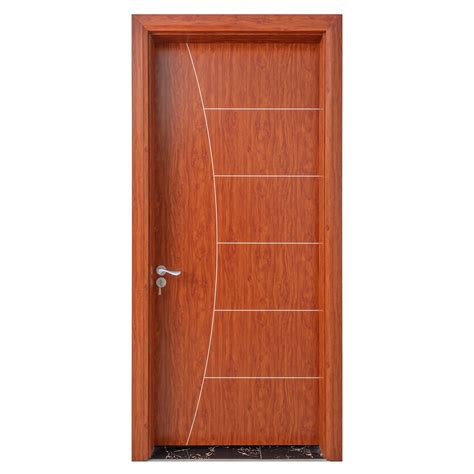 Modern Design WPC Doors Waterproof Material Interior Wooden Door - Wood