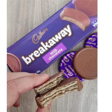 Jual Satuan Cadbury Breakaway Milk Chocolate Biscuit Shopee Indonesia